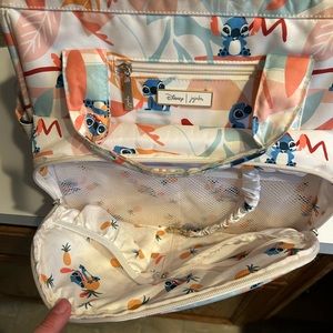 Disney stitch JuJuBe diaper bag set